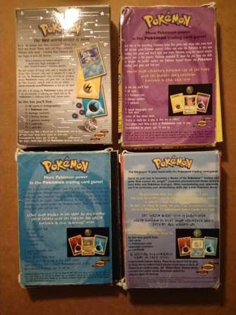 Collectables - Vintage - Empty Pokemon Theme Deck boxes / Rulebook and ...