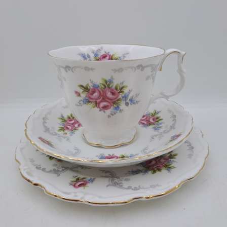 English Porcelain - Vintage Royal Albert TRANQUILLITY Bone China Trio ...