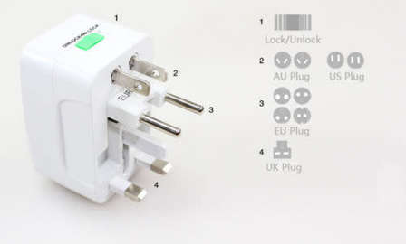 Unusual Items - Universal Power Plug Adapter Electric Converter US/AU ...