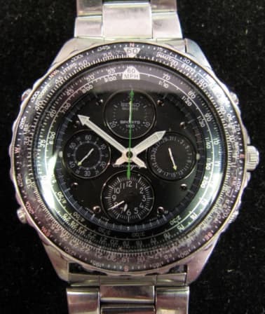 Rare & Collectable Watches - 1990 SEIKO Sports 150 Chronograph (7T34-6A00)  Quartz Stainless Steel pilots watch was listed for R1, on 29 Nov at  17:10 by CapeCurrencyCoin in Cape Town (ID:253882315)