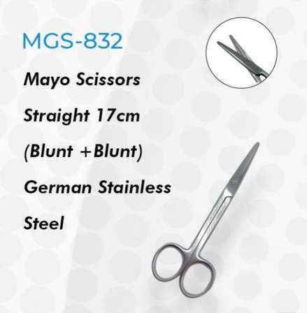 Other Surgical Instruments - Mayo Scissors Straight 17cm (Blunt +Blunt ...