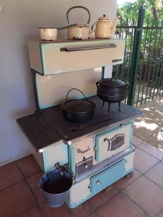 Appliances - MAKE AN OFFER!!! Vintage Defy Jewel coal stove with enamel  ware!!! was listed for R8,000.00 on 21 Nov at 12:01 by Die Blouhond in  Bloemfontein (ID:533270042)