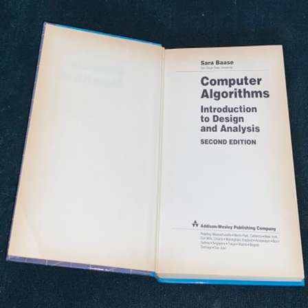 Computers & Internet - COMPUTER ALGORITHMS INTRODUCTION TO DESIGN AND ...