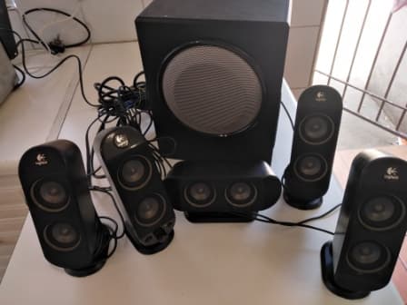 Speakers - LOGITECH X-530 5.1 SPEAKER SYSTEM was sold for R699.00 on 3 at 08:22 by TECH_STORE in Johannesburg (ID:574037551)
