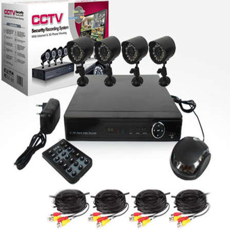 cctv security recording system with internet 3g phone viewing
