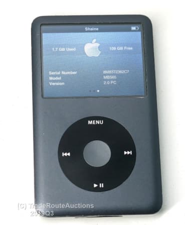大人の上質 Apple iPod classic 120GB Black MB565 9570円 オーディオ
