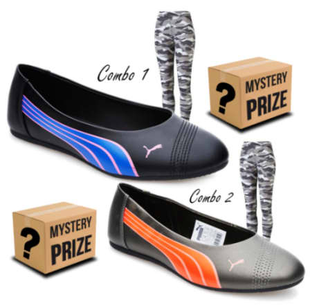 Flats - Buy & Win a Mystery Prize | Ladies Puma Pumps & Puma Leggings Combo (LPM92) was sold for R490.00 on 25 Sep at by FayaazSeedat in Springs (ID:245576041)