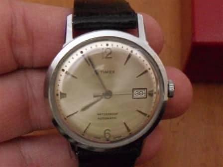 Men's Watches - TIMEX WATERPROOF AUTOMATIC MENS WATCH (WORKING ) was sold  for  on 25 Jul at 21:01 by big buys in Pietermaritzburg (ID:70624274)