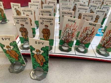 Strategy War Games L`Attaque Vintage Military Board Game 1920`s