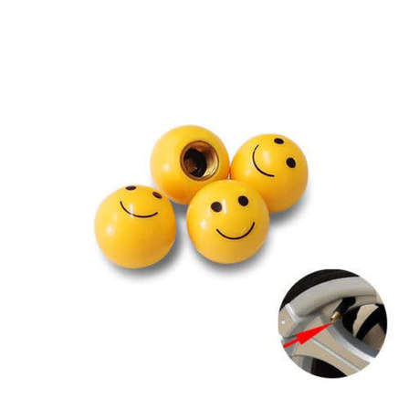 Other Wheels & Tyres - 4x Smile Smiley Face Car Bike Motorcycle Tyre ...