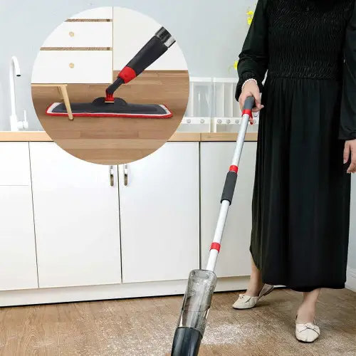 Brooms & Mops Premium Spray Mop for Floor Cleaning with Washable Pads
