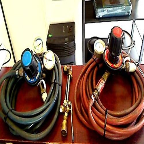 Other Tools - Afrox Oxygen and Acetylene Gauges + Pipe + Cutting Torch