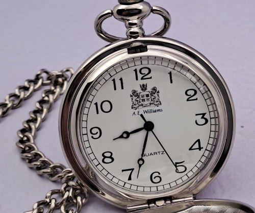 ae williams pewter pocket watch