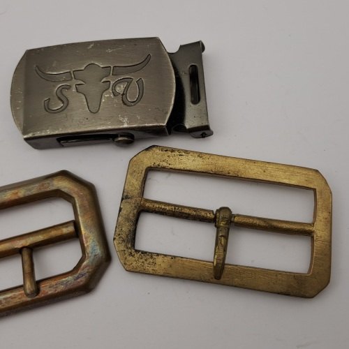 Belts & Buckles WW2 Royal Airforce Brass Buckle plus 2 other Buckles