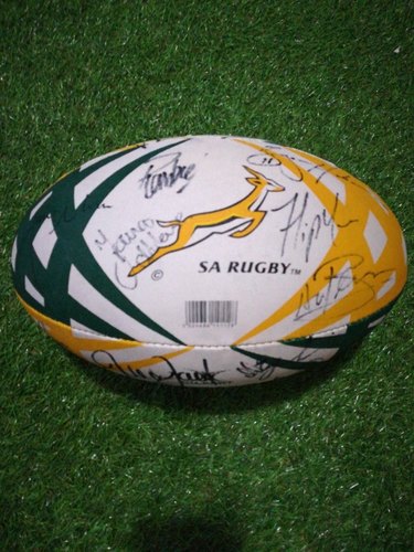 Springbuck Ball Sporting Memorabilia - Springbok signed rugby ball RWC 2015 team was ...