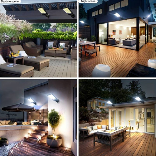 Wall & Patio Lights Solar Street Light Outdoor Wall Mounted Motion