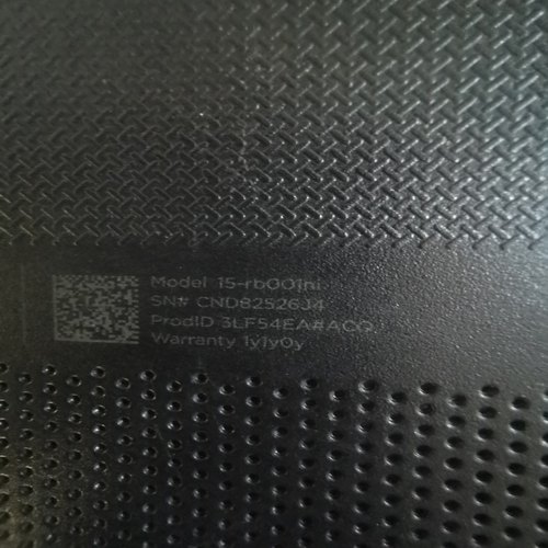 Laptops & Notebooks - HP Laptop Model- 15-rb001ni 500gb HHD 4Gb ram was ...