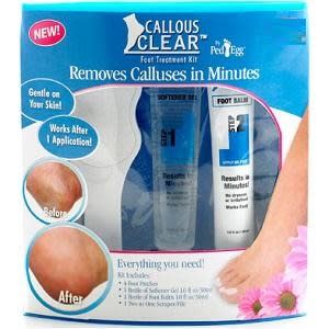 Callous Clear Foot Treatment Kit - Removes Calluses in Minutes