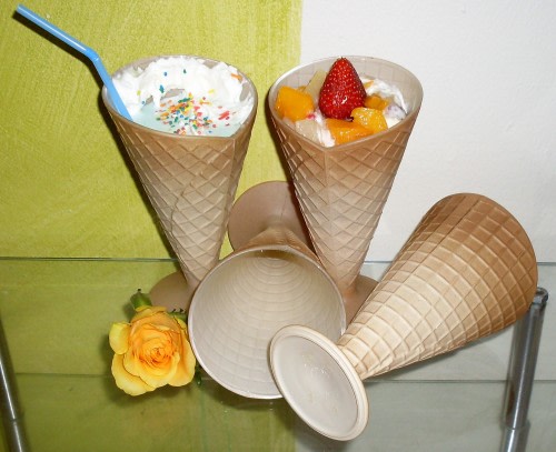 Bormioli Rocco Ice Cream Cone Dessert Glass