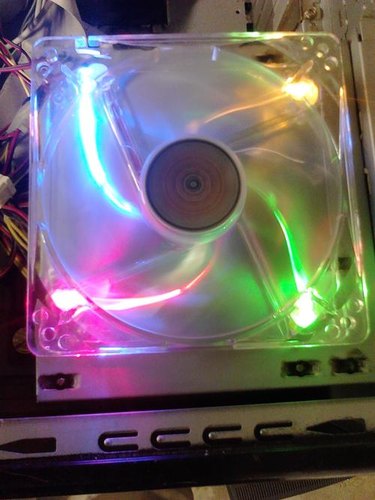 Fans, Heatsinks & Cooling - 3 Brand new LARGE LED COMPUTER FAN was sold ...