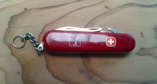 Swiss Army Wenger Delemont Pocket knife Discontinued Golf Model