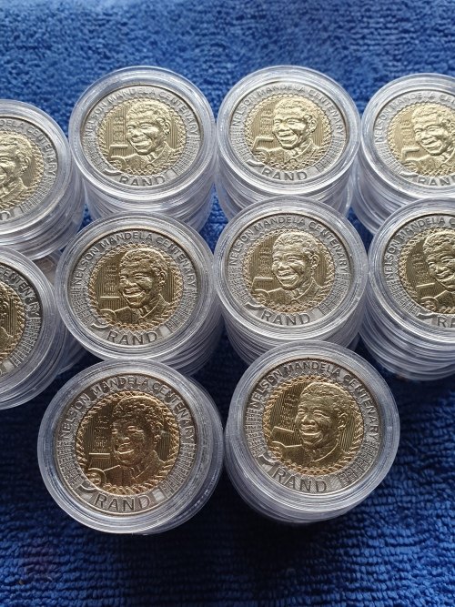 Other Mandela Coins - 2018 NELSON MANDELA CENTENARY UNCIRCULATED R5 ...