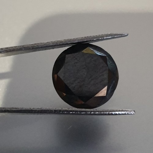 Diamonds Massive 2.94ct Natural Loose Fancy Black Diamond Round