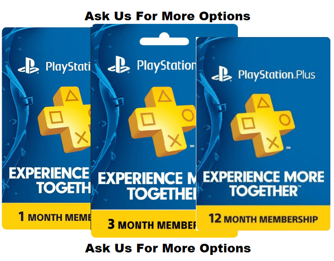 playstation membership cards