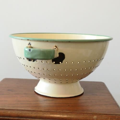 Enamelware - Vintage Kockums Sweden Mint green Enamel ...