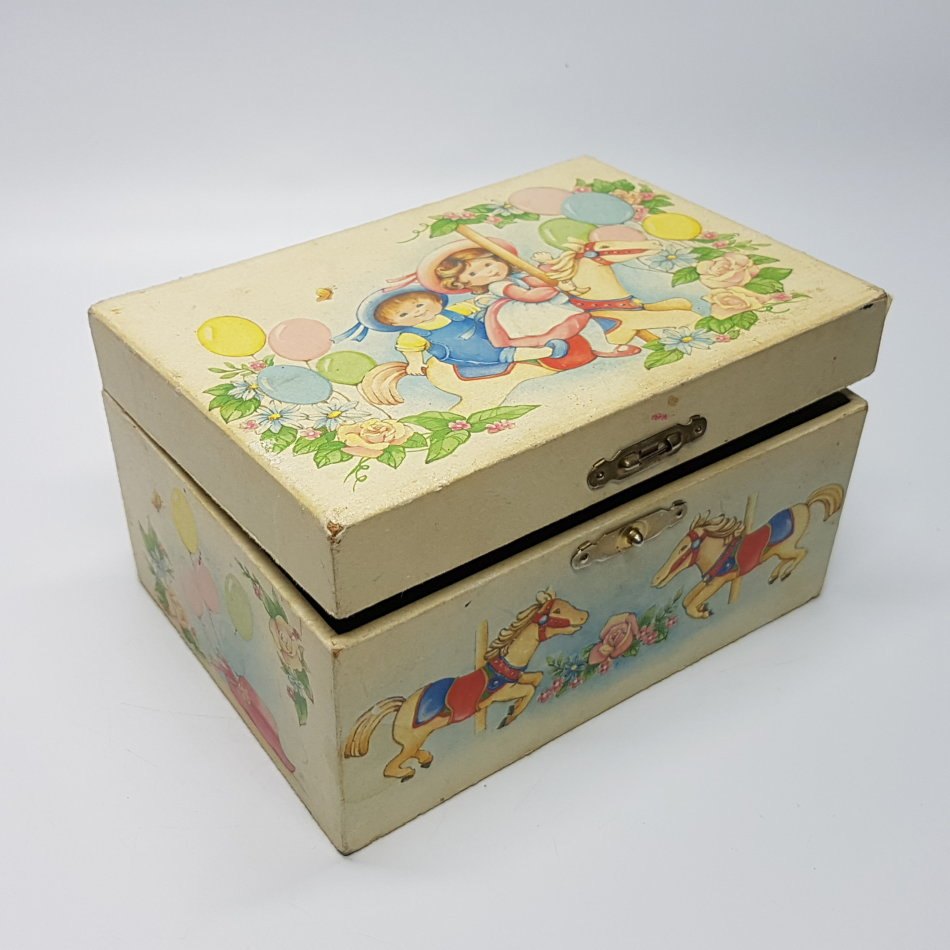 Children'S Jewelry Box With Ballerina - Vintage Jewelry Box With Ballerina