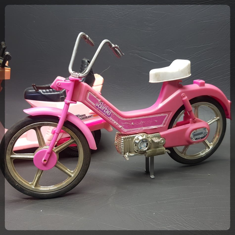 Accessories RARE!!!! Vintage Barbie Scooter and Bicycle Collection