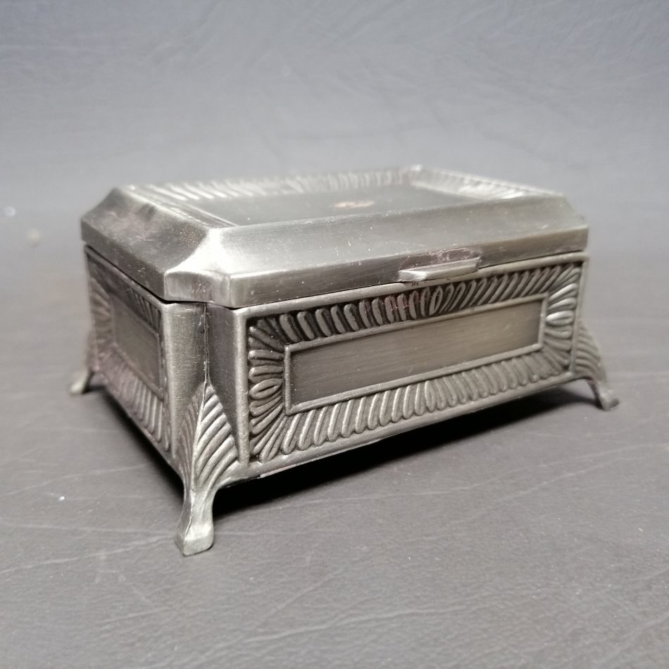 Jewellery Boxes Small Silver Metal Decorative Jewelry