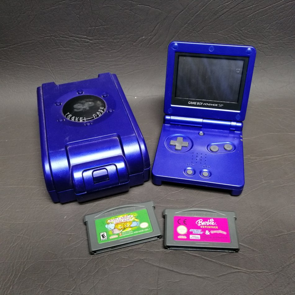 Consoles - Vintage Blue 2002 Nintendo Advance SP Game-boy 2 Games and ...