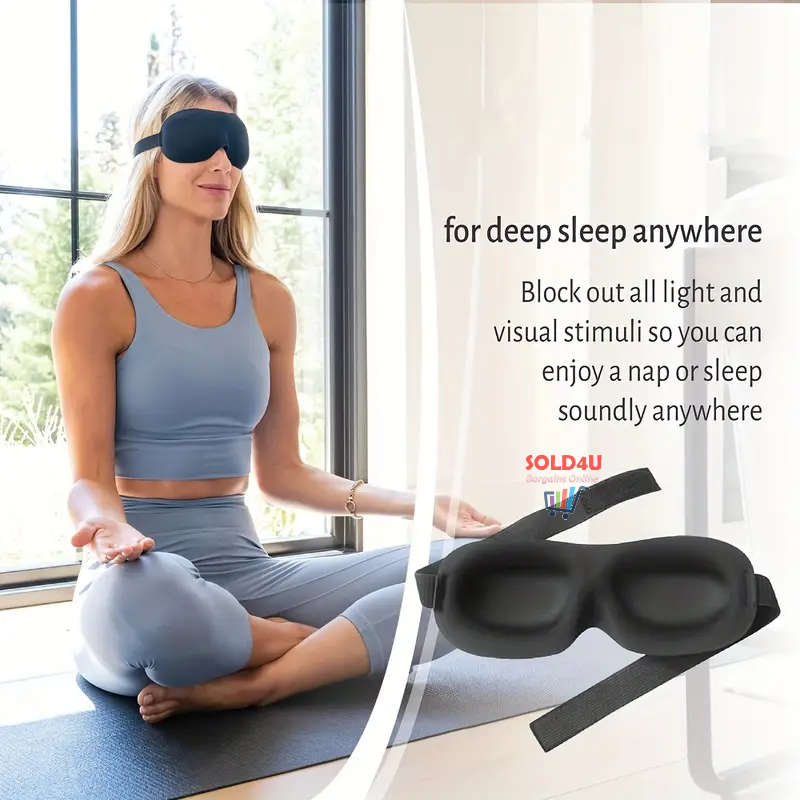 Face Masks Buy 1 Get 1 Free 3D Stereoscopic Sleep Eye Mask, Sleep