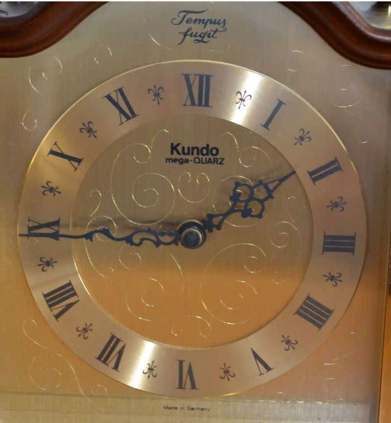Mantel Clocks Kundo `megaquartz` chiming bracket clock from West