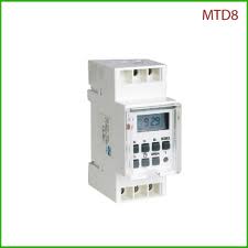 Digital industrial programmable timer - MTD8  (with battery backup for your geyser / pool pump)