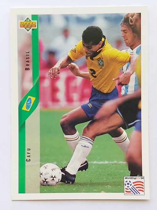 CAFU - FIFA WORLD CUP 1994 USA `UPPER DECK`  - `BASE` TRADING CARD 62