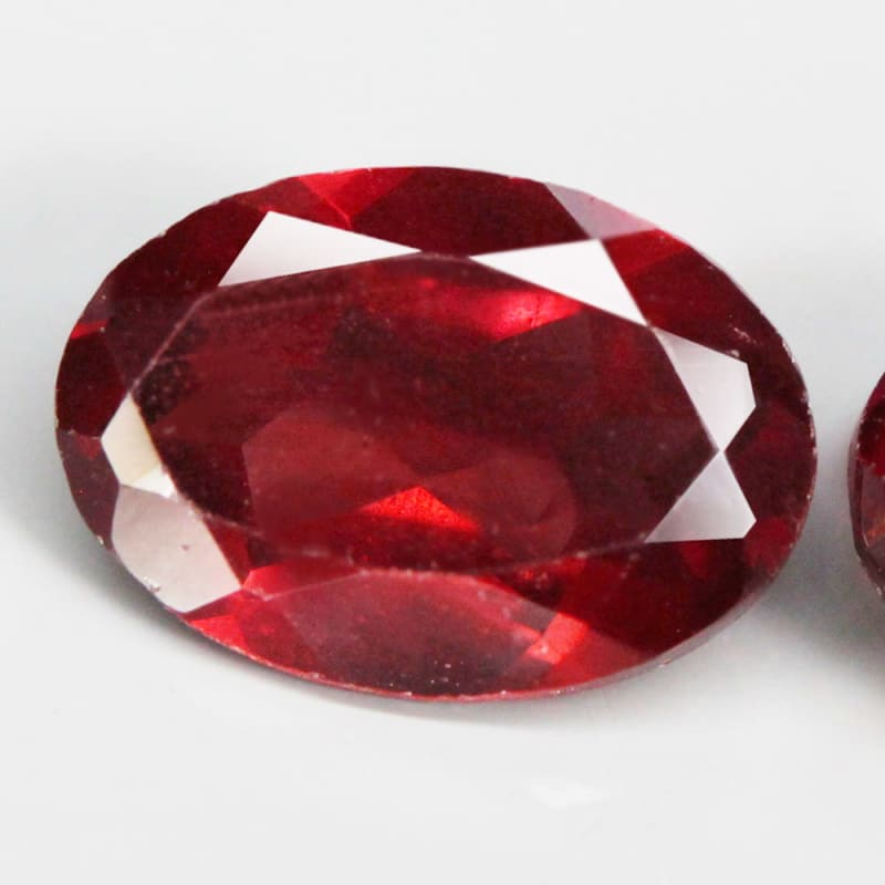 1.56Ct.  Spessartite Garnet Red Oval **Pair**Namibia Gem  For Jewelry! Natural