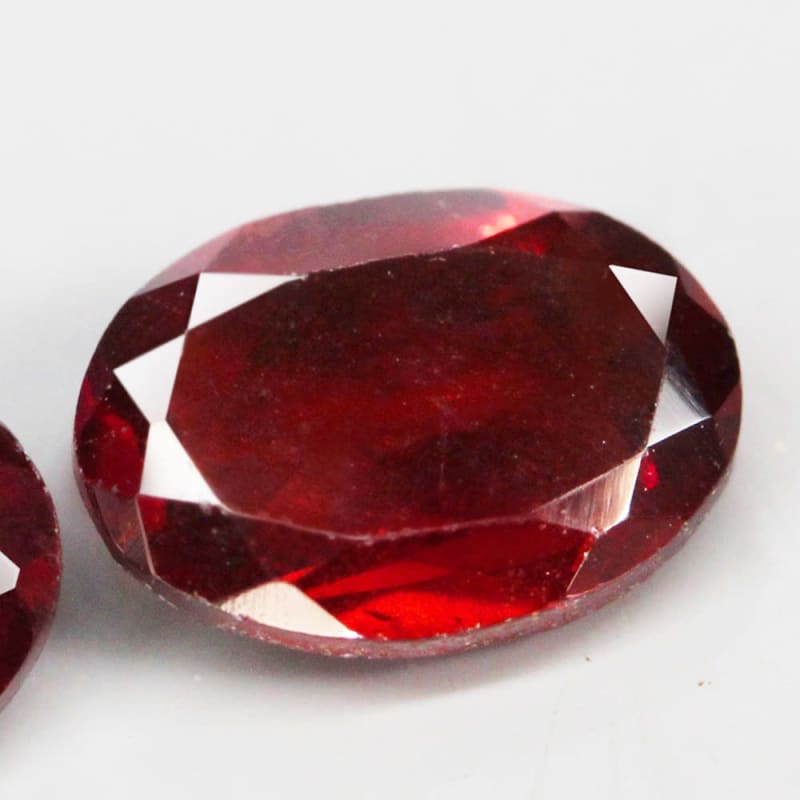 1.56Ct.  Spessartite Garnet Red Oval **Pair**Namibia Gem  For Jewelry! Natural