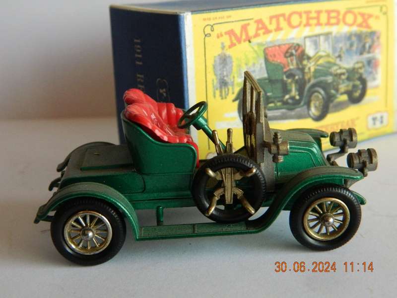 MATCHBOX MODELS OF YESTERYEAR Y-2 1911 RENAULT NEUVE EN BOITE D'ORIGINE MIB