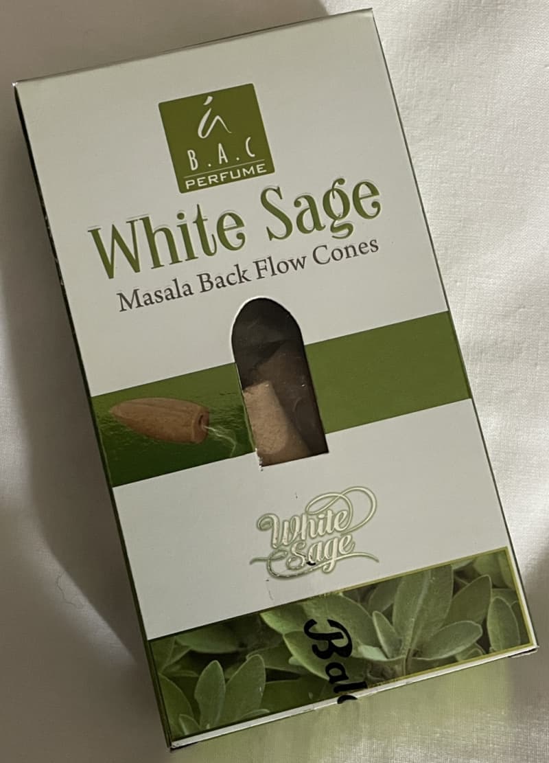 White Sage Masala Back Flow Cones (Jumbo)