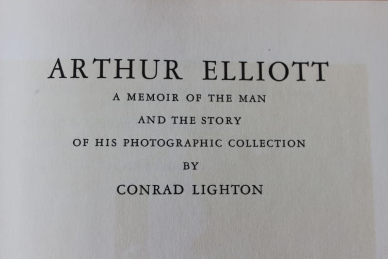 ARTHUR ELLIOTT. 10,000 Pictures tell a Story by Conrad Lighton.   (W)