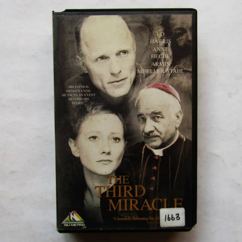 The Third Miracle - Ed Harris - VHS Tape (1999)