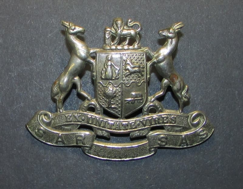 SAS/SAR South African Railways Cap Badge
