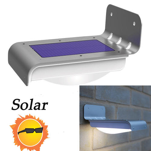 Solar Powered Outdoor Security Light - Motion Detection - 4 on auction