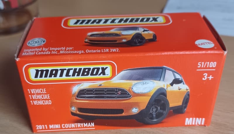 2020 Matchbox Power Grab ~ 2011 Mini Countryman ~ Sealed