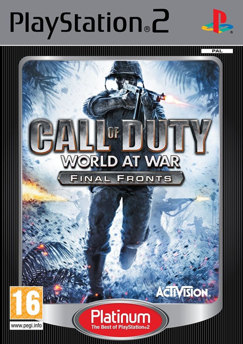 PS2 CALL OF DUTY WORLD AT WAR FINAL FRONTS / BID TO WIN
