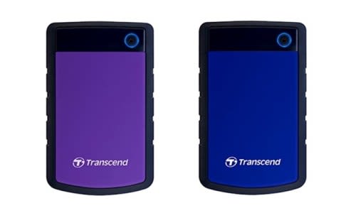 Transcend StoreJet 1TB USB3.0 Hard Drive 2.5" - mixed colours