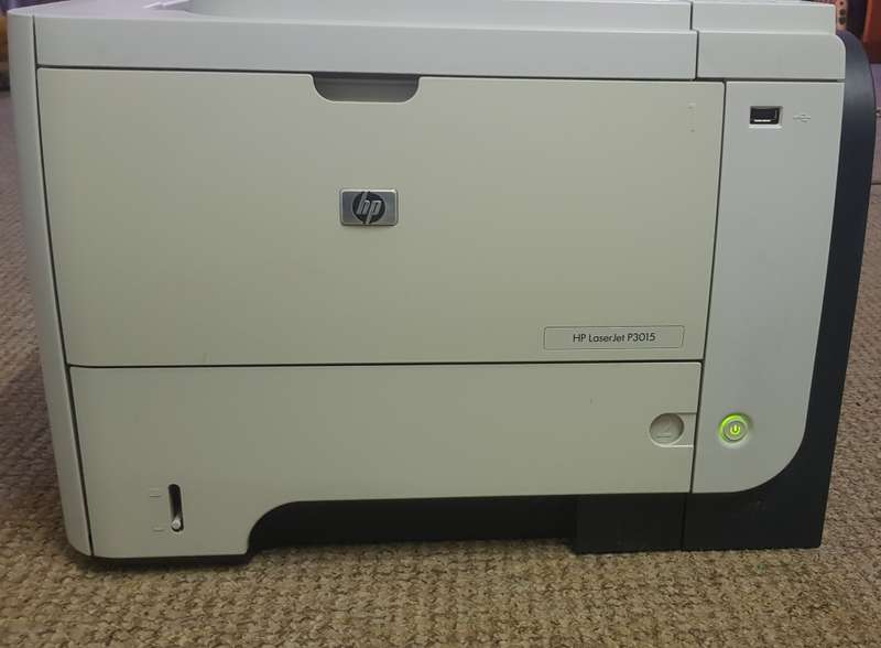 Printers HP Laserjet P3015 Printer Direct USB Printing Double