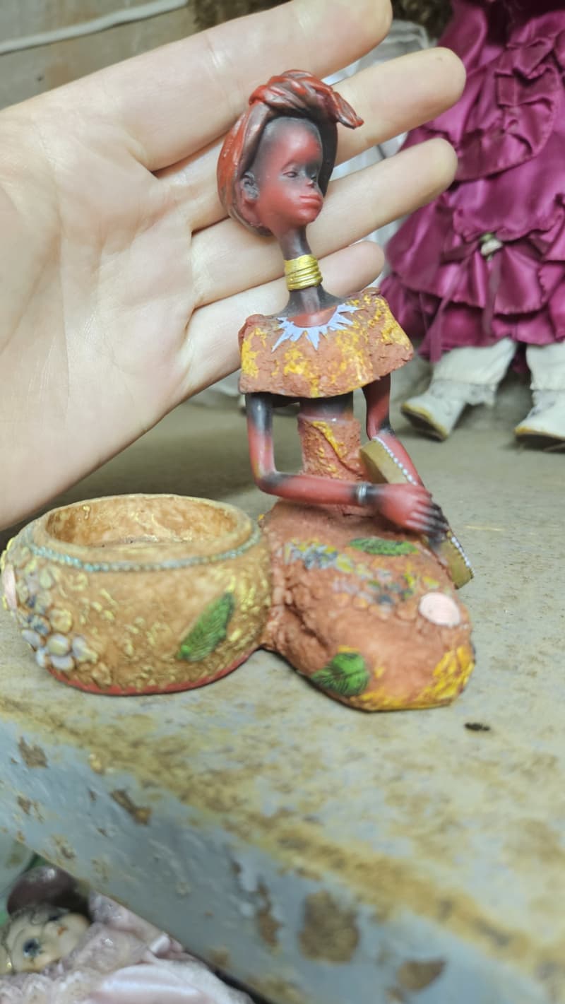 Beautiful Ethnic resin candle holder